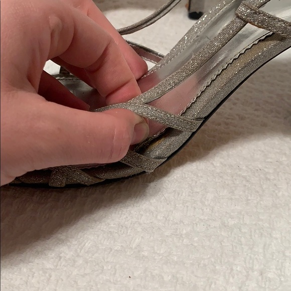 Nina Silver Sparkly heels - Picture 4 of 6